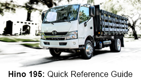 Hino 195 Quick Reference Guide